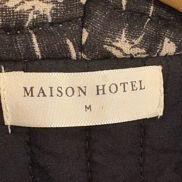Maison Hotel Dali Ying Yang Print 100% Cotton Boxy Jacket M - Picture 12 of 14